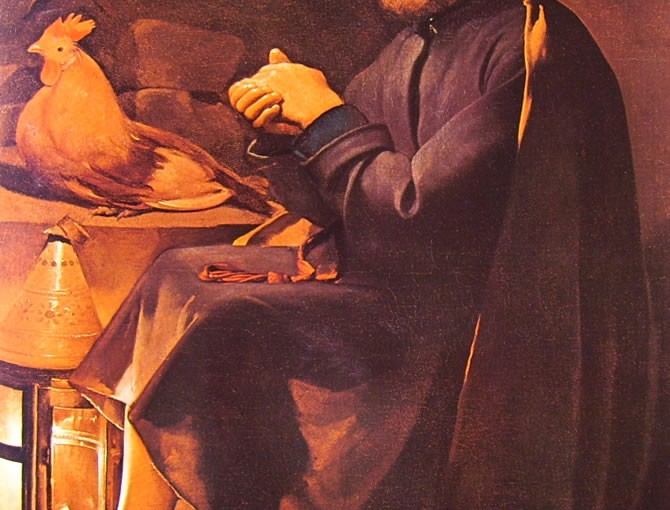 Georges de La Tour: Il pentimento di San Pietro, cm. 114 x 95, Museum of Art, Cleveland.